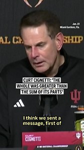 Curt Cignetti: 'The whole was greater than the sum of its parts.' | McDowell News | mcdowellnews.com