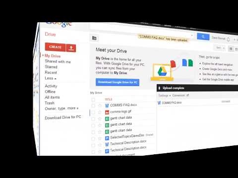 Uploading and Sharing Files with Google Drive
