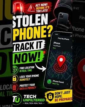 iPhone Stolen Do This IMMEDIATELY!