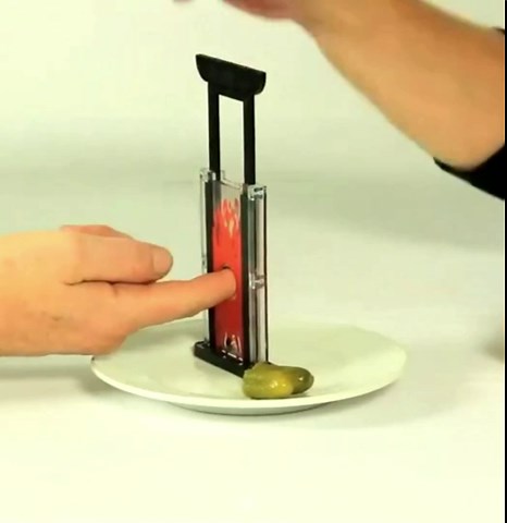 Finger Chopper Gimmick Guillotine Hay Cutter Magic See Through Guillotine Finger Chopper Finger Cutter Chalk Thumb Blade Magic Trick Trick Prop Magic Toy Party Favor