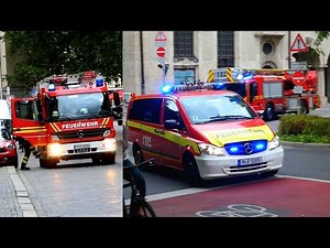 [Folgeeinsatz] Löschzug FW1 + RTW FW4 Berufsfeuerwehr München