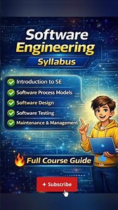 👉 “Software Engineering Syllabus in 30 Seconds 🔥”