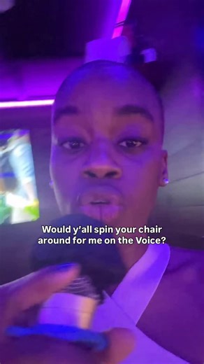 3.8K views · 51 reactions | Would I get a spin?? and you can be real with me!! ALT IMG: Joy meanders about a karaoke lounge in Oakland with flashing lights, while Ivan chatters somewhere offscreen about he sad the music actually is  that he’s just now realizing. @samsmith melodies are so sweet he didn’t even notice until now! #voiceactor #voiceoverartist #karaoke #bayarea #singers #entertainer | Joy Ofodu | Facebook