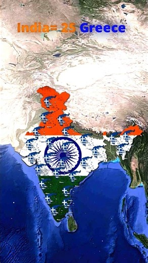 Country size comparison V2 #geographythroughmaps #history #geography