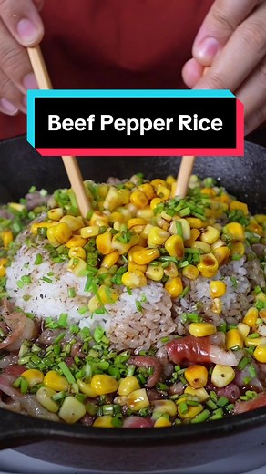 Beef Pepper Rice Recipe: Easy Midnight Snack Idea for Two