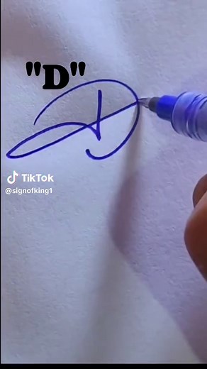Mastering the Signature Style of Letter D