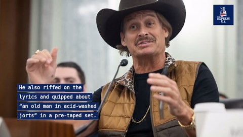 Jon Stewart mocks Kid Rock counter halftime show