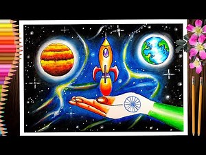 national science day drawing/science day poster drawing/chandra dinam drawing/science drawing.