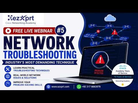 Master Network Troubleshooting Like a Professional | Webinar #5