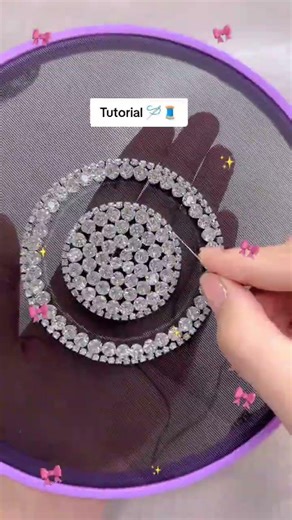 Hand embalishment tutorial 🪡🧵#short#handembalishment