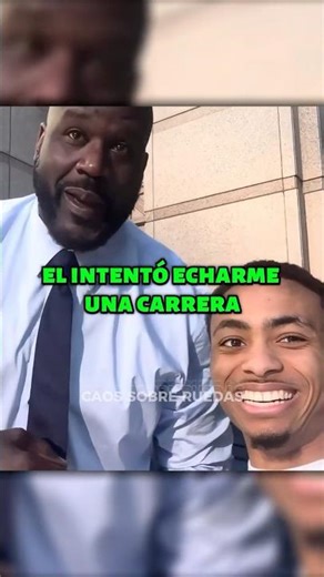 Driver encounters Shaq on the highway 😱 (@Camakat)