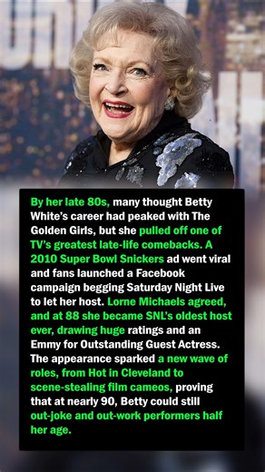 Betty White’s Late‑Life Comeback at 88