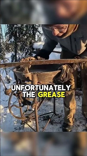 Starting the Forge When Everything's Frozen #diy #metalworking #survival