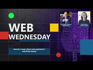 How do I create a React web application?