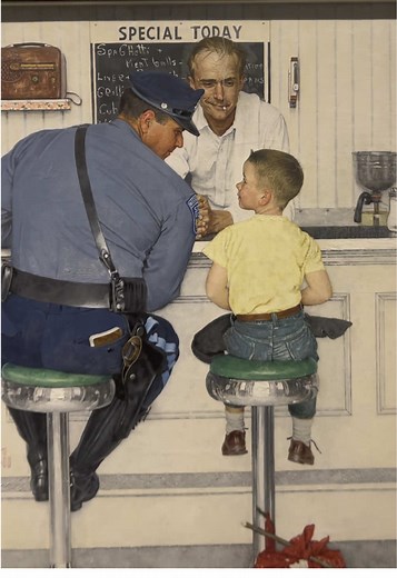 Norman Rockwell's The Runaway: A Law Enforcement Icon