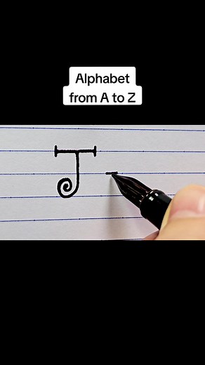 Alphabet from a to z #alphabet #atoz #viraltiktok #handwriting #lettering #linhlettering