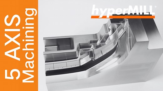 5 Axis Machining Mold & Die machining_hyperMILL bumper| DMG MORI | CAM-Software