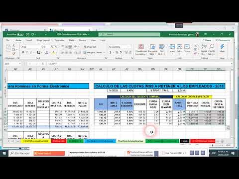 Calculo de Nomina Semanal