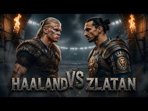 HAALAND VS IBRAHIMOVIC: THE BATTLE ⚡(Original AI Metal Song)