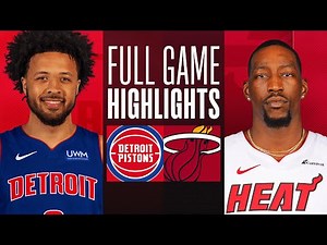 PISTONS at HEAT | FULL GAME HIGHLIGHTS | October 25, 2023