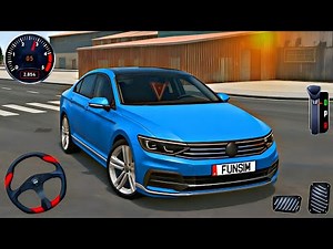 Volkswagen Passat Highway Driving Gameplay | Realistic Passat Car Simulator | Android GamePlay