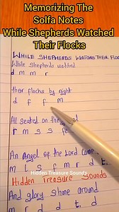 Memorizing The Solfa Note, Episode 52: While Shepherds Watched Their Flocks, Christmas Song. Piano Tutorial/Solfa Notes And lyrics. #christmassong #hymn #worship #raggae #piano #christian #solfanotes #keyboard #pianotutorial #hiddentreasuresounds | HiddenTreasure Sounds