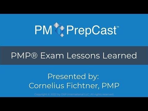 PMP® Exam Lessons Learned with Guest Dana Domnisor, PMP