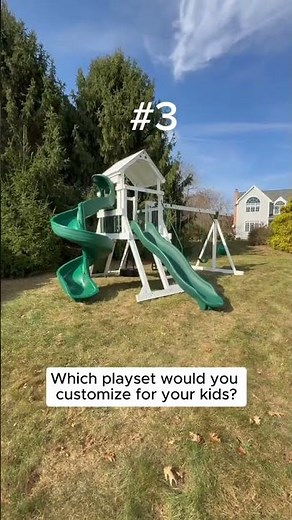 Which custom swing set would you get for your kids?
