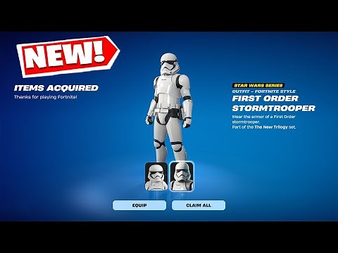 How To Get FREE First Order Stormtrooper skin in fortnite (link MyDisney Account to my Epic Games)