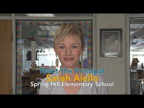 Meet the Principal of Spring Hill Elementary School