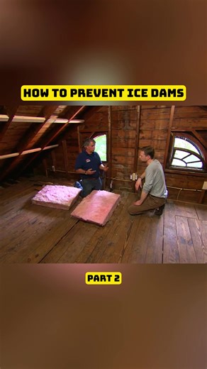 How to Prevent Ice Dams #usa #fyp #build | spray foam