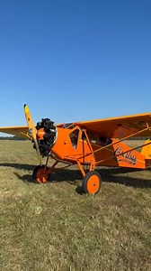 Enjoy the startup sound from a Continental R-670 radial engine on this bright orange beauty! 🍂 It's a newly restored 1929 Curtiss Robin that belongs to Dorian Walker from Bowling Green, Kentucky. This vintage restoration will be the subject of an upcoming feature story in Sport Aviation magazine. 😉 #aviation #vintage #airplane #flying #avgeek #aviationlovers | EAA - The Spirit of Aviation