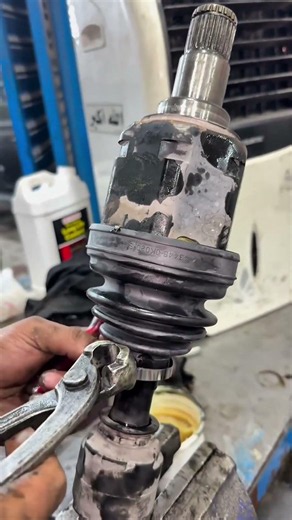 Cv Axle Bearing greasing #auto #mechanic