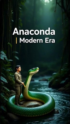 Anaconda vs Titanoboa | Size Comparison | Wildlife Facts