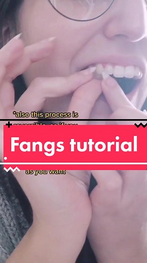 DIY Fake Fangs Tutorial Using Polymorph