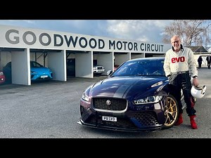 Racing at Goodwood for the first time since 1993 in my Jaguar Project 8. 2023 GRRC Spring Sprint