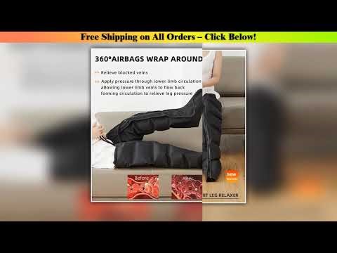 Professional Airwave Massage Gun Grade Compression Leg Massager with Cotton Sleeve No Battery