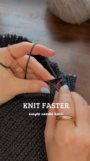 Have you tried this? 🙌🏻😊 #knitting #knitfaster #interchangeable #knittingneedles