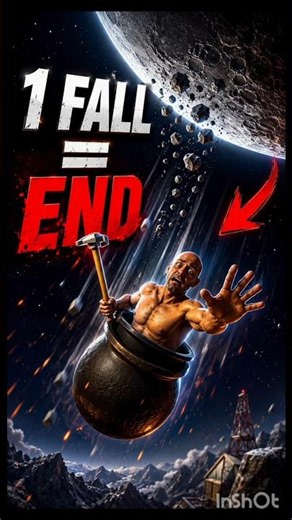 Getting Over It - 'If I Fall Video Ends'📉#gettingoverit