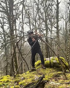 2 DAYS WINTER CAMPING in SNOW Building Cozy SURVIVAl | Fan Movies