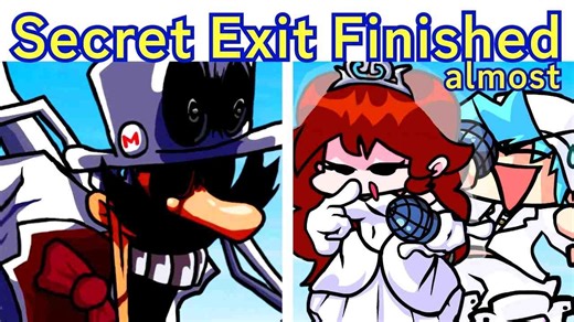 FNF 最完整的秘密出口版本!!! (Secret Exit V1) Mario's Madness V2 好结局