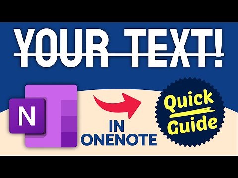 How to Strikethrough Text in OneNote (Step by Step)