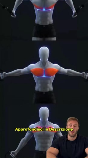 Parliamo di come eseguire le croci ai cavi per sviluppare efficacemente i muscoli pettorali, spiegando come l'angolo di esecuzione influenzi l'attivazione delle diverse zone del petto. | Luca Consolandi