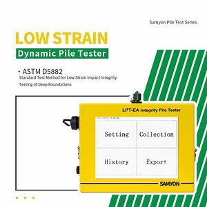 [Hot Item] Pile Structural Integrity Test Equipment Prices Calibration Low Strain Impact Method ASTM D5882