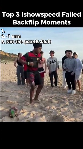 Top 3 Ishowspeed Failed Backflip Moments