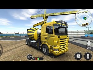 🔥 Drive Simulator 2020 | Powerful Concrete Mixer Truck Gameplay 🚧🚛