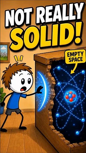This Is Why Solids Are Actually Solid #physics #atoms #science
