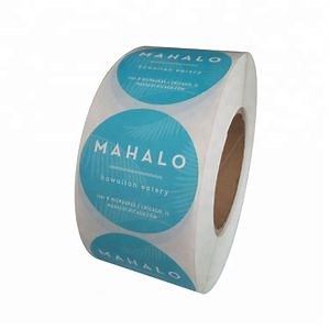 [Hot Item] Customized Logo Clear Adhesive Stickers Packaging Labels