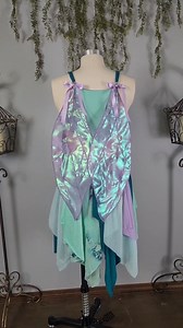 Resting Pixie Wings Scrappy Fae Set=Perfection💜 #wearablewings #wings #fairywings #pixiewings #cosplay #fairy #larp #magical #tatteredpixie #insectwings #restingpixiewings | Tattered Pixie