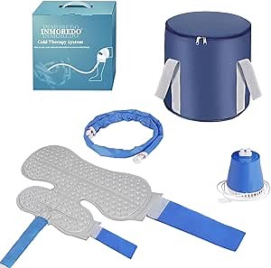 Amazon.com: Inmoredo Cold System Ice Machine System for Shoulder Surgery Recovery - Quiet Pump, Flexible Kit, Portable, Shoulder Ice Machine, Ideal for Sports Injuries, Shoulder Pains : Health & Household